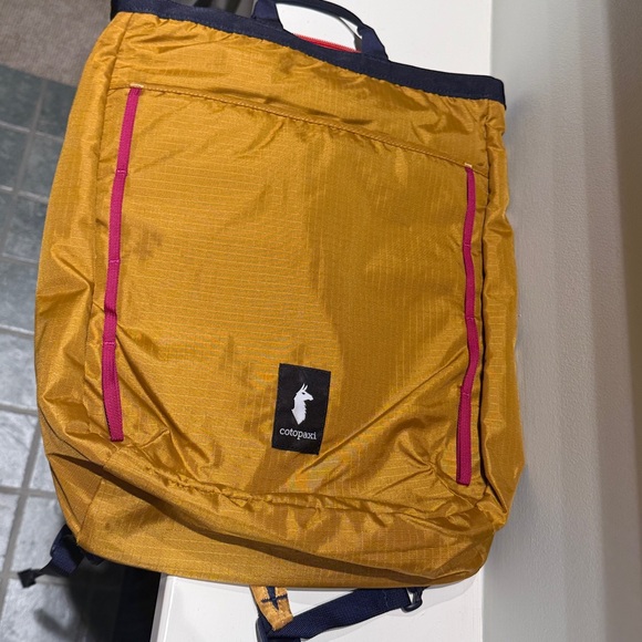 cotopaxi Other - cotopaxi Yellow Roll-Top Backpack with Pink Trim